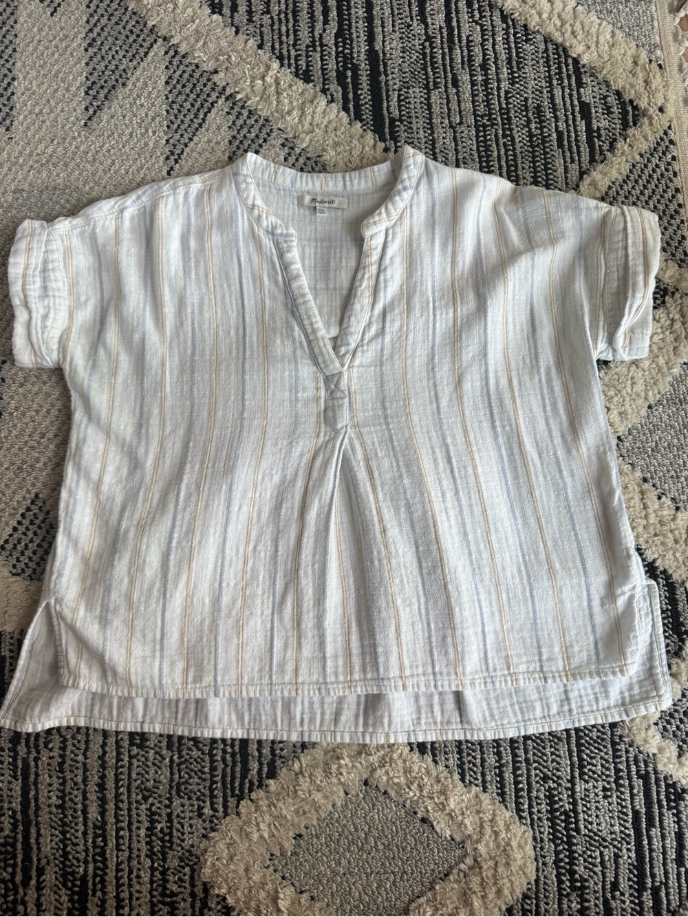 Madewell Popover Cotton top XXS